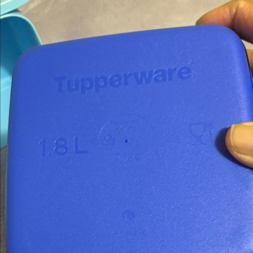 NWT Tupperware Basic Brights Square 12 pieces Food Storage Container Set